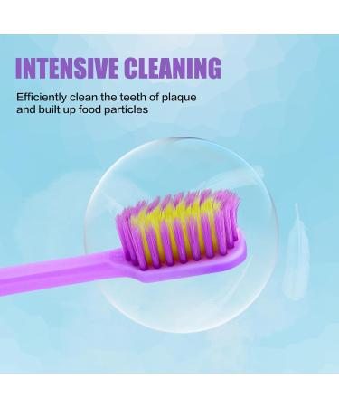 Extra Soft Toothbrush Pack of 8 - 4000 Bristles for Sensitive Gums | Macaron Color - Shop Now - Buy Online on GoSupps.com
