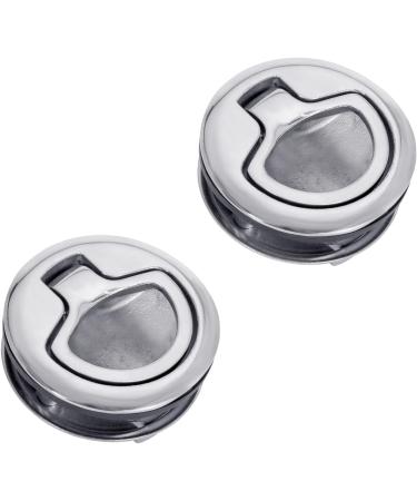 MXEOL Marine Slam Latch Boat Flush Pull Latch - 2 Pack, Stainless Steel Silver - Buy Online on GoSupps.com