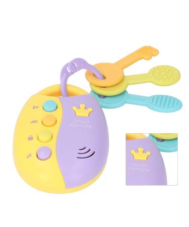 Buy Car Remote Control Key Toy - Sound & Light Early Learning Teether Toy for Babies | International Shipping Available - Buy Online on GoSupps.com