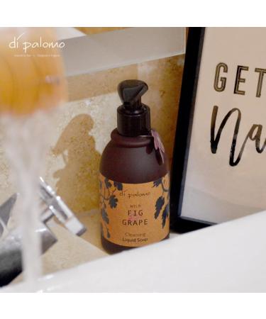 Di Palomo Vegan Wild Fig & Grape Liquid Soap 240ml. Vegan Luxury Hand Wash Hand Soap Dispenser. Skin Care Antibacterial Soap. Handwash Liquid Soap. Liquid Soap Gifts for Women. Vegan Soap Hand Wash. - Buy Online on GoSupps.com