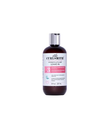 Curlsmith Hydrate & Plump Leave-In - Apr s-shampoing sans rin age l ger hydratant et volumisant pour tous types de boucles v gan et non test sur les animaux (8 oz)