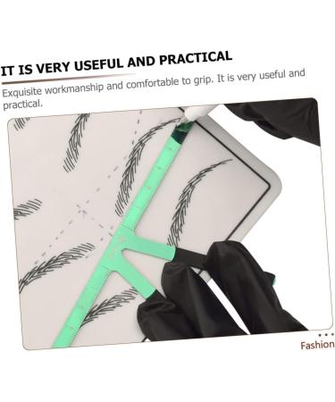 Housoutil 3pcs Household Shaper Tool Positioning Stainless Measuring Eyebrow Steel Triangle Tattoos Nose 13.8x7cmx3pcs Greenx3pcs - Buy Online on GoSupps.com