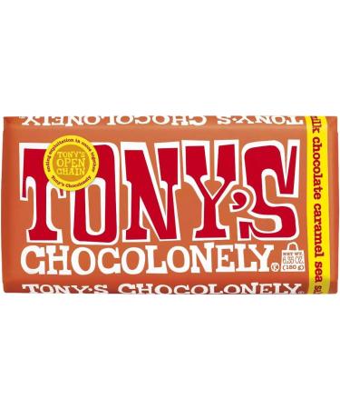 Tony's Chocolonely Netherlands Caramel Pretzel Toffee Hazelnut Chocolate Bar Bundle With Snack Scout Lunch Bag - Buy Online on GoSupps.com