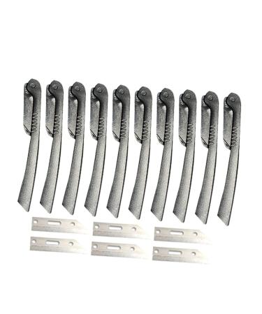 Minkissy Eyebrow Removal & Dermaplaning Tool Kit - 10-Piece Beauty Face Razor Set for Flawless Skin | International Shipping - Buy Online on GoSupps.com