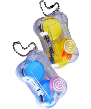 Solustrative Small Plastic Container for Contact Lenses | Travel Makeup Bags | Decorative Colored Contact Case | Compact & Invisible Design for Easy Accessibility - Buy Online on GoSupps.com