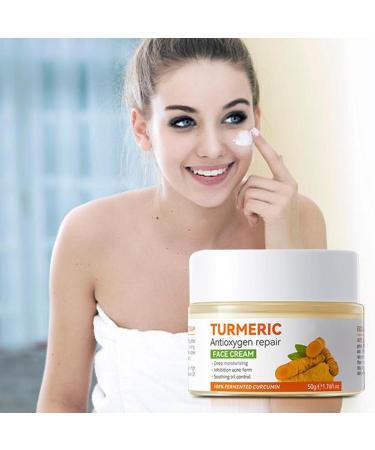 Turmeric Anti-Aging Face Cream for Radiant Skin, Dark Spot Corrector, Moisturizing & Firming Formula - Natural Skincare Solution - Buy Online on GoSupps.com