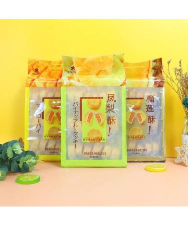 Taiwan Traditional Pineapple Crispy Mango Durian Cakes Fruit Flavored Pastries Instant Bread Instant Dim Sum Biscuits Breakfast Chinese Special Leisure Snack Dessert Gifts (Mixed flavor 2bag) Mixed flavor 2bag - Buy Online on GoSupps.com