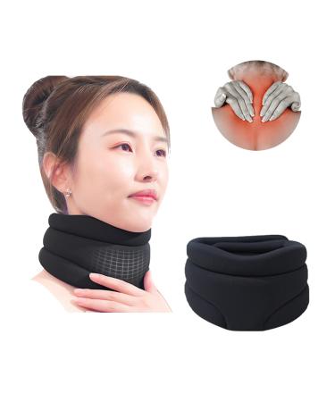 Okiio Cervicorrect Neck support for sleep apnea healthy laboratory CO neck support correct neck support perfect for neck pain relief and snoring prevention in men and common black