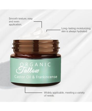 zdiwond Organic Whipped Tallow Cream Balm with Castor Oil & Frankincense Oil 2 Pack Grass Fed Whipped Obviously Beef Tallow Cream for Natural Skincare & Moisturizing Moisturizer for Skin/Face (2) - Buy Online on GoSupps.com