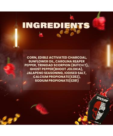Jolochip Last-Chip-Challenge (Pack of 1) | Extreme Spicy Tortilla Chip | Hottest Chip in the World | Ultimate Hot Snack | 5 Grams * 1 - Buy Online on GoSupps.com
