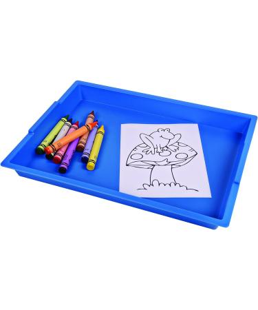 Deflecto Finger Paint Mix Tray 16 x 1.8 x 12 Blue 6 Count - Buy Online on GoSupps.com