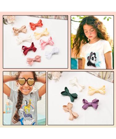 Oenothera Baby Girls Hair Accessories Set - 20 Pieces 10 Colors | Cute Hair Clips & Hair Sadders for Children & Teens - Buy Online on GoSupps.com