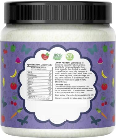 NN Dehydrated | Lemon Powder 500 GM - Buy Online on GoSupps.com
