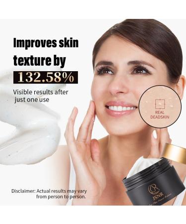 JSNR Exfoliating Deep Cleansing Cream Gentle Face Cleanser for Pores & Blackheads Collagen + Hyaluronic Acid Formula Brightens & Smooths Skin exfoliation skincare 100ml - Buy Online on GoSupps.com