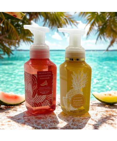 Bath & Body Works Gentle & Clean Foaming Hand Soap 8.75 fl oz (Watermelon Lemonade & Pineapple Prosecco) - Buy Online on GoSupps.com
