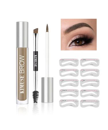 WUBLSYAN Waterproof Eyebrow Gel - 24hr Long Lasting makeup for Brunette Eyebrows - Buy Online on GoSupps.com
