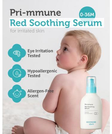 Pri-mmune Red Soothing Serum | Korean Baby Gel Lotion for Instant Skin Relief | Lightweight & Refreshing | 5.07 fl. oz - Buy Online on GoSupps.com