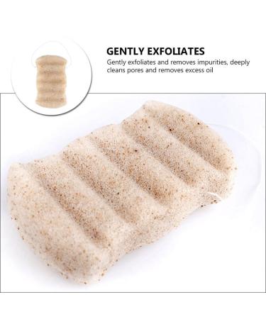 Bath Cotton Cleaning Tool - Healeved 1pc Bath Sponge for Shower, Scrubbing Konjac Body Sponge for Face, Makeup Puff for Cosmetics - Buy Online on GoSupps.com