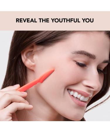 Kitsch Dermaplaning Tool - 12 PC Coral Face Razors & Eyebrow Razor for Women | Facial Hair Removal & Dermaplane Razor - Buy Online on GoSupps.com