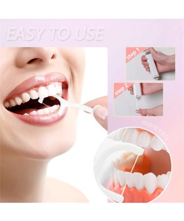 Portable Floss Dispenser - 2023 Upgrade Travel Dental Floss Case with 100 Floss Picks | Automatic Teeth Cleaning Case (Green - 3 PCs) | International Shipping - Buy Online on GoSupps.com
