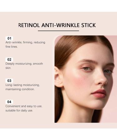  JASUBAI Wrinkle Bounce Multi Balm Stick Retinol Vitamin E Stick Moisturizing Face Cream for Wrinkles Under Eyes Neck and Chest Anti-aging Tightens Smoothes Night Cream (6 Pcs) - Buy Online on GoSupps.com