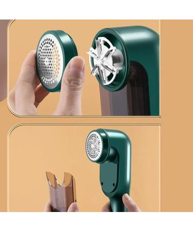 Rechargeable Electric Lint Remover with Digital Power Display - Portable Fabric Shaver for Clothes & Furniture (Green) | Best Lint Remover for International Shipping - Buy Online on GoSupps.com