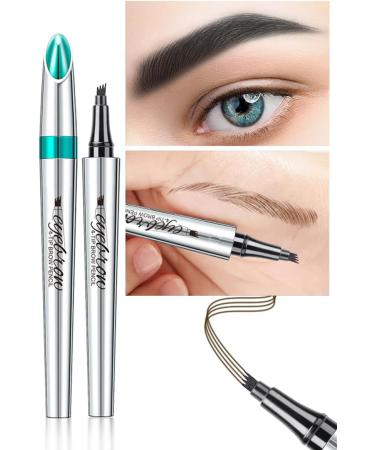 Eyebrow Pencil Eyebrow Microblading Pencil - Liquid Waterproof Eyebrow Pencil - Eye Makeup Eyebrow Pencil Micro Four Point Eyebrow Pencil - Natural Eyebrow Makeup (Black color) - Buy Online on GoSupps.com