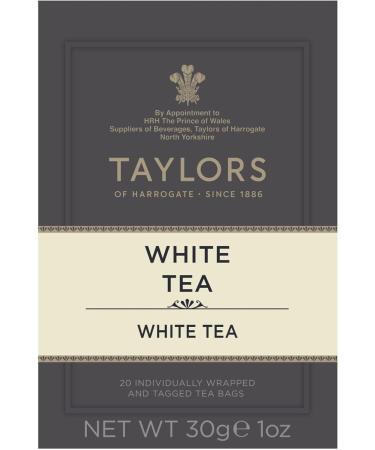 Taylors of Harrogate White Tea - 20 Teabags | Premium Quality Tea - Buy Online on GoSupps.com