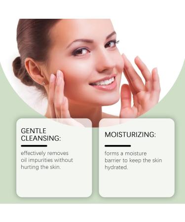 KUQAA Hyaluronic Acid Gentle Cleansing Gel 3.38 fl oz - Deep Cleansing Pores Oil Control and Moisturizing Unisex Sensitive Skin Refreshing and Not Tight Facial Cleanser - Buy Online on GoSupps.com