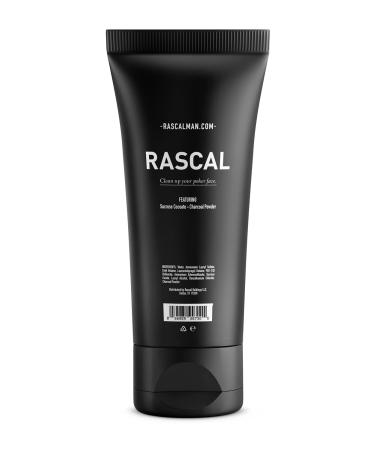 Rascal Men's Face Cleanser - Activated Charcoal & Orange Peel Oil for Deep Cleansing Toner & Refreshing Scent | 4 Oz - Buy Online on GoSupps.com