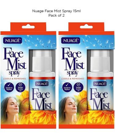 Hayfever Relief Cooling Face Mist Spray- Eye Mask for Cooling- Cool & Fresh Moisture Spray for Eye- Suitable for Daily Use (15ml) (Pack Of 2) - Buy Online on GoSupps.com