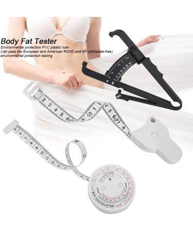 Body Fat Tester & Waist Tape - Accurate Skinfold Measurement Tool for BMI & Weight Loss - Buy Online on GoSupps.com