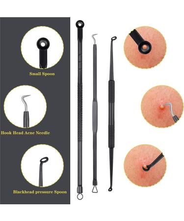 Acne Needle 11PCS Blackhead Removal Extractor Pimple Tool Kit Stainless Steel Acne Needle Tools Set for Facial Skin Care Beauty Tools (Color : 11pcs Acne Needle) - Buy Online on GoSupps.com