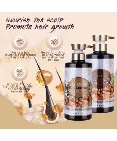 Buy Silvercell Castor Oil Shampoo for Hair Growth | Strengthen Roots & Thicken Hair for Women & Men | Nourishes Dry Hair | 16.91 fl.oz - Buy Online on GoSupps.com