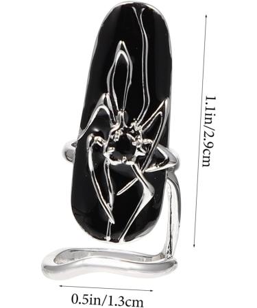 FOMIYES Spider Nail Ring Accessories Dark Alloy 3.2X1.3X1.2CM Extended Spider - Buy Online on GoSupps.com
