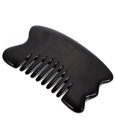 FRCOLOR 1STK Massage comb circulation promote scalp massager hair massage agent ochsenhorn-slabe Guasha massage device for the body massage bums for the household H rner scratch board