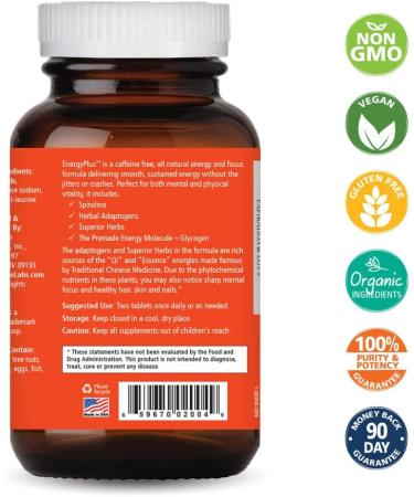 Pure Essence EnergyPlus - 120 Tablets for Enhanced Energy & Vitality - Buy Online on GoSupps.com