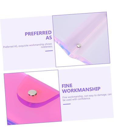 Ipetboom Nail Art Card Holder Manicure Art Plate Holder Multi-card Position Bag Nail Art Stamping Bag Nail Stencils Nail Art Organizer Nail Art Pouch Printing Storage Bag Pink As 19x14.5cm Pink - Buy Online on GoSupps.com