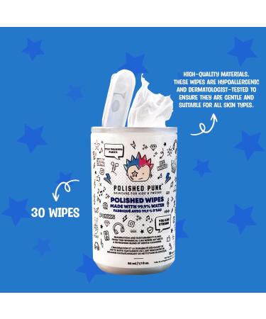 99.9% Water Wipes for All Ages - Perfect for Travel School & Everyday Use (30 Pull-Up Wipes 1.7 fl oz) - Shop Now - Buy Online on GoSupps.com