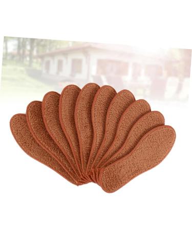 FRCOLOR 10 Pairs Thickened Wool Insoles - Deodorizing Cotton Shoe Inserts for Winter Comfort - Buy Online on GoSupps.com