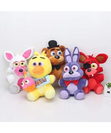 Tongyundacheng FNAF Plush Dolls Set - Bonnie Foxy Chica Golden Bear Stuffed Toys - Perfect Gifts for FNAF Fans - Buy Online on GoSupps.com