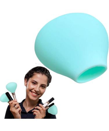 Reusable Makeup Brush Silicone Reusable Dust-Proof Protector Caps for Foundation Brush - Travel Makeup Brush Covers Suitable for Makeup Lovers Green - Buy Online on GoSupps.com