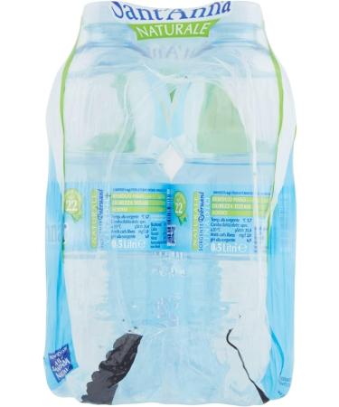 Sant'Anna Acqua Natural Organic PET Mineral Bottles 0.5 L Pack of 12 - Buy Online on GoSupps.com