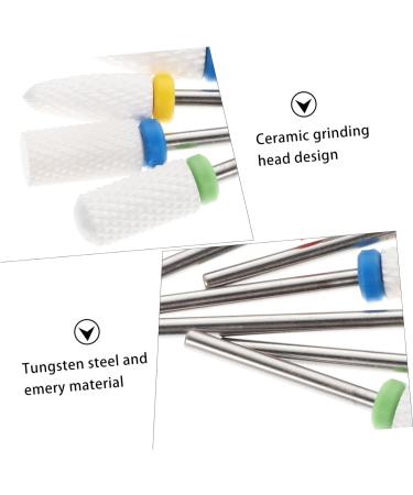 POPETPOP 11pcs Nail Polisher Manicure Ceramics Tools Cuticle Remover Diamond Bits Nail Head Electronic Cleaning Kit Nail Drill Bits Tungsten Steel Alloy Acrylic Steel Nail - Buy Online on GoSupps.com