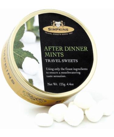 Simpkins After Dinner Mints Travel Sweets 125g Tin - Buy Online on GoSupps.com
