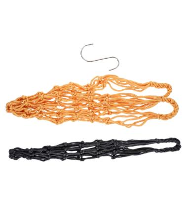 NOLITOY 2pcs String Chicken Feeding Black Hooks for Hanging Foraging Tool Chicken to Feed Tool Belt Nylon
