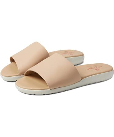 MARC JOSEPH NEW YORK Women's Leather Flat Slide Mules Sandals - Blush Soft Napa, Size 8.5 - Buy Online on GoSupps.com