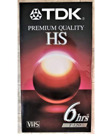 TDK T120HS High Standard VHS Video Tape (Discontinued by Manufacturer)