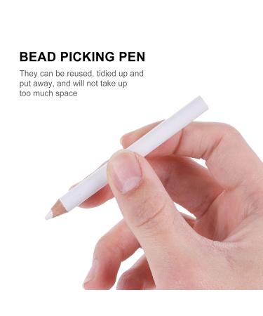 Fomiyes 30pcs Wax Picking Pencil for Nail Art & DIY Jewelry Decoration - White Strass Picking Stift - Buy Online on GoSupps.com