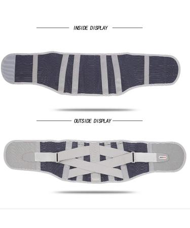 Back Support Belt Lower Back Brace with Double Adjustable Straps and Built-in Splints Medical-Grade Lumbar Belt for Pain Relief and Injury Prevention (X-Large) - Buy Online on GoSupps.com